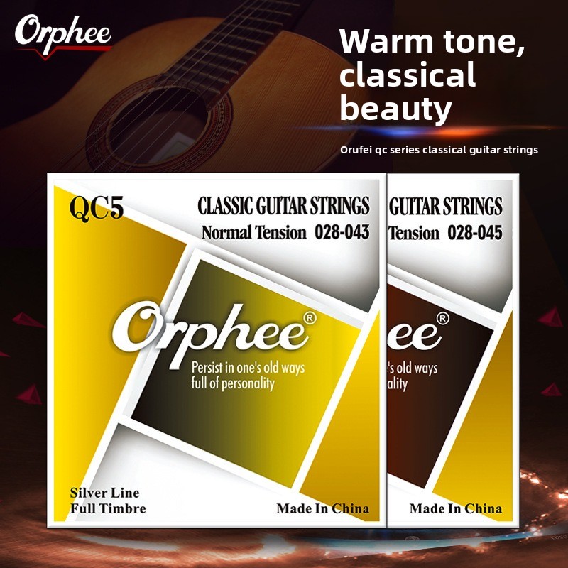 Classical Guitar Nylon - Gitar Aksesuarları, Orphee Strings QC Klasik