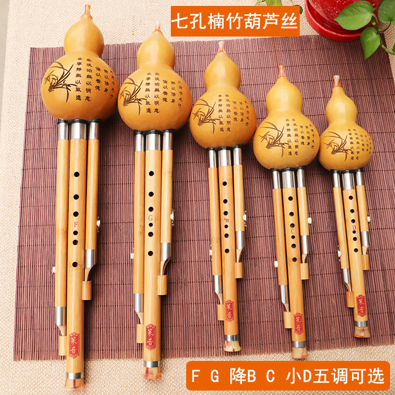 Musical Instrument That You Blow Into - Nanzhu Kabak İpek Müzik Aleti, FG