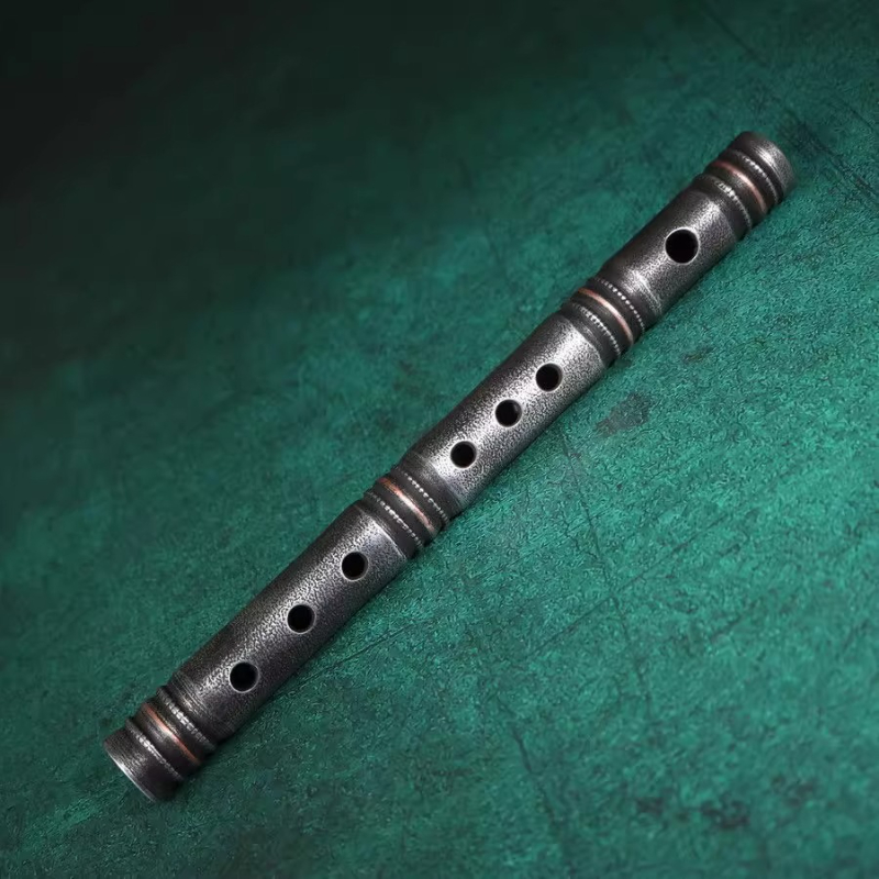 Musical Instrument That You Blow Into - Geleneksel Flüt Bakır El Yapımı Enine