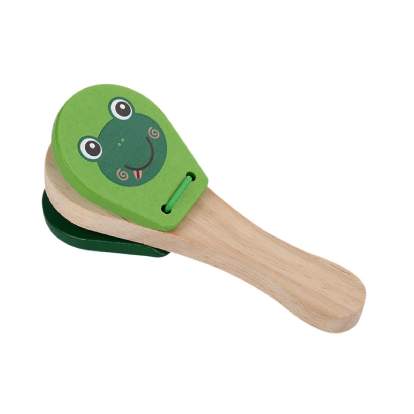 Musical Instrument For Babies - Çocuklar İçin Ahşap Kastanyet Oyuncak, Müzikal