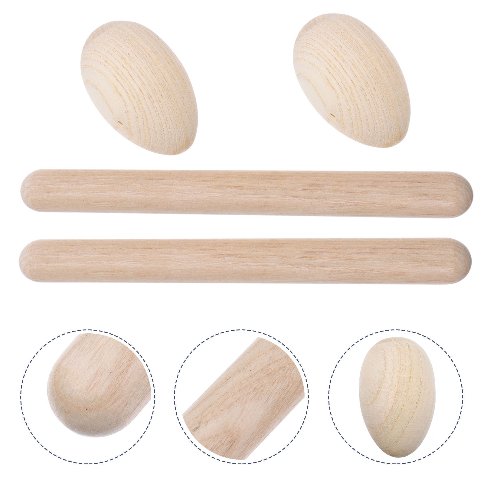 4 Adet Çocuklar İçin Ahşap Müz - Musical Instrument For Babies incelemesi ve fiyatı