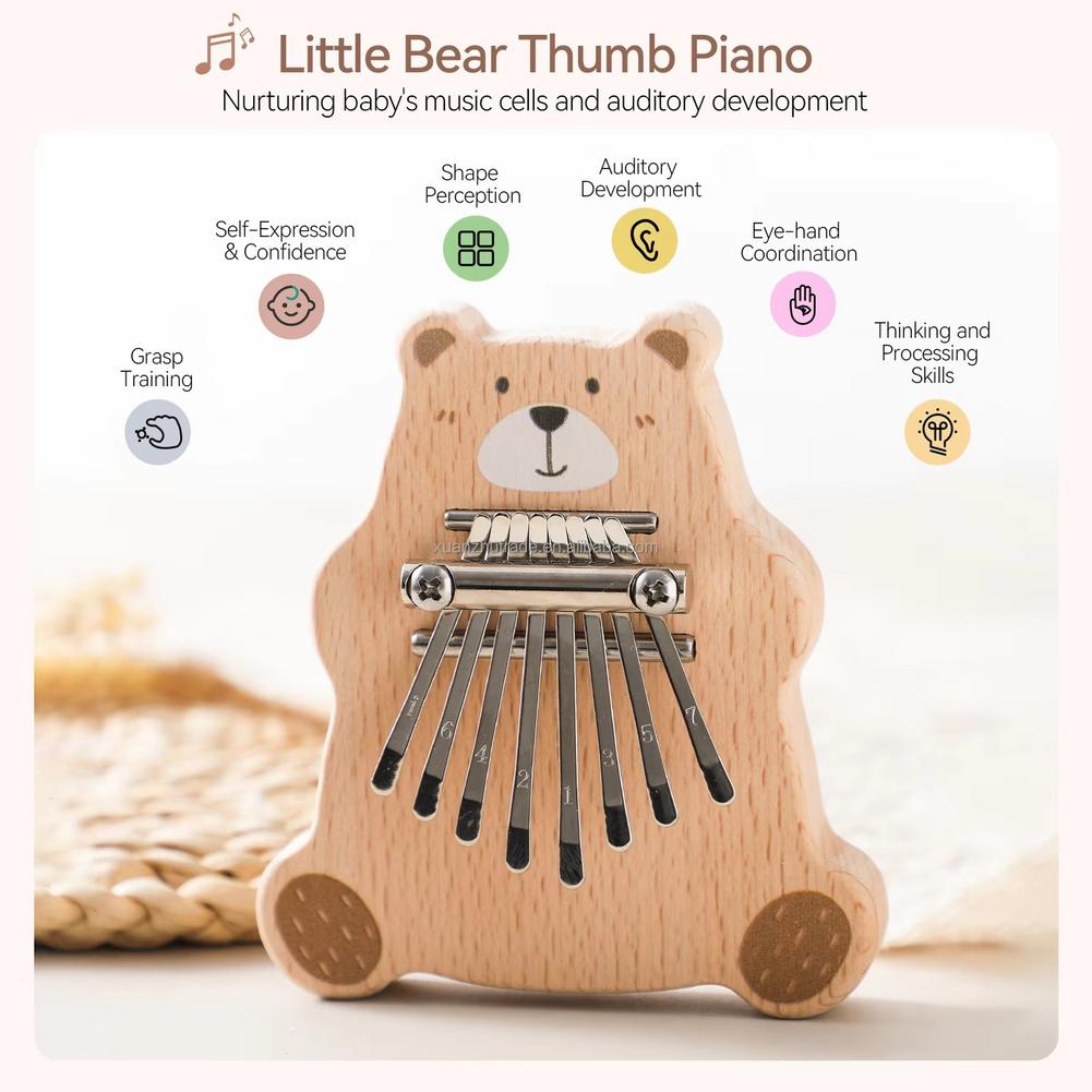 8 Tuşlu Mini Kalimba Taşınabil - Musical Instrument For Babies incelemesi ve fiyatı