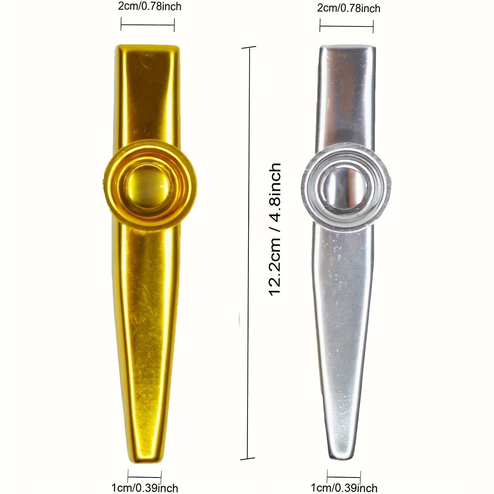 7 adet Metal Kazoos Basit Tasa - Musical Instruments Easy incelemesi ve fiyatı